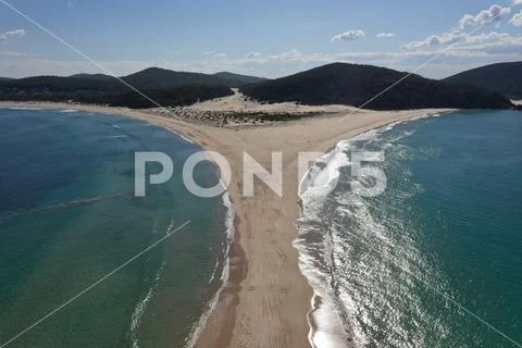Port Stephens, Fingal Bay4 Stock Photos
