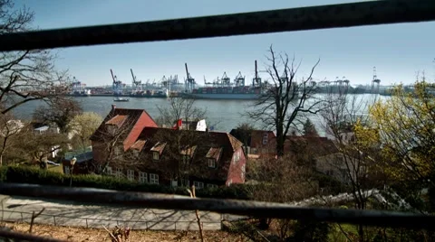 Port time lapse_05 Stock Footage