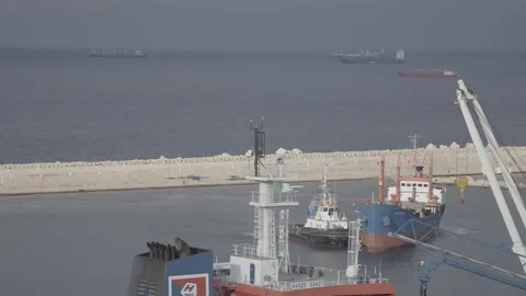 The port of Tlemcen, Algeria Video stock 147681933