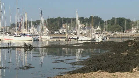 Port Trinite sur mer 2 Stock Footage 7749633