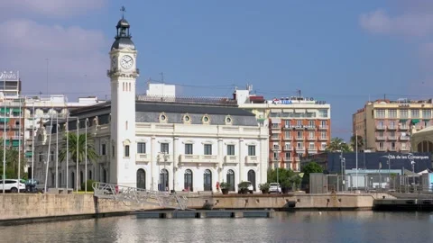 Port of Valencia Stock Footage 159168638