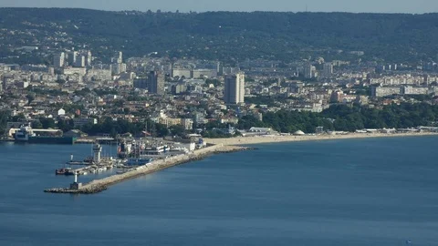 Port Varna Timelapse Stock Footage 110868629