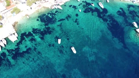 Port view in Zakynthos Stock Footage 199452773