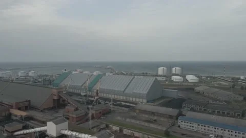 Port warehouse for petrol Stock Footage 149042659