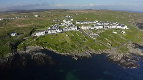 Port Wemyss on Isle of Islay, Scotland, UK Stock Footage 166364171