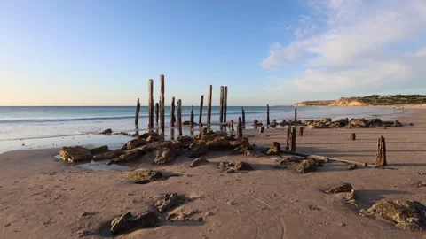 Port Willunga Jetty Stock Footage 253491777