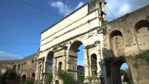 The Porta Maggiore Stock Footage 90739280