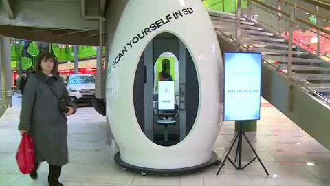Portable 3D scanners bring virtual reali... | Stock Video | Pond5