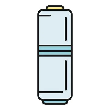 Portable battery pack providing power for electronic devices Illustrazione stock