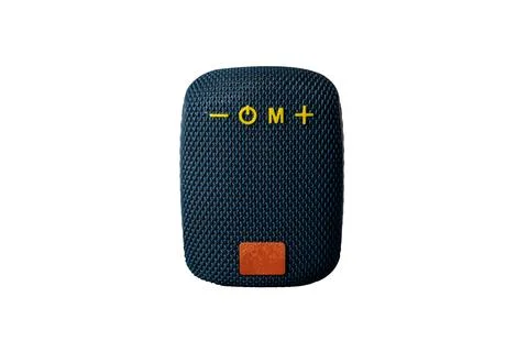 Portable Bluetooth Bicycle Speaker with Handlebar Mount on a white background Stock Photos