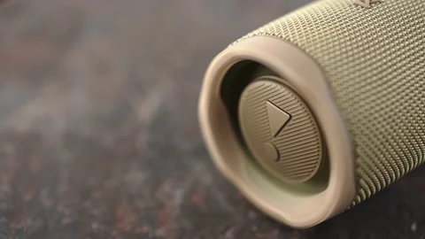 Portable Bluetooth Speaker Stock Footage 235336717