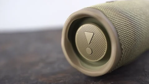 Portable Bluetooth Speaker Stock Footage 235337588