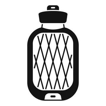Portable bluetooth speaker playing audio sound waves Stock Illustration