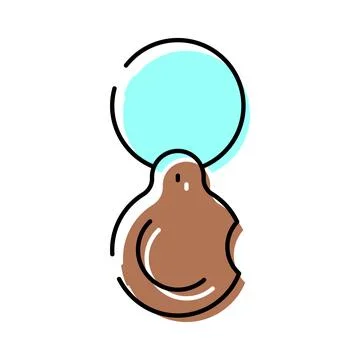 Portable bluetooth tracker device finding lost items Stock Illustration