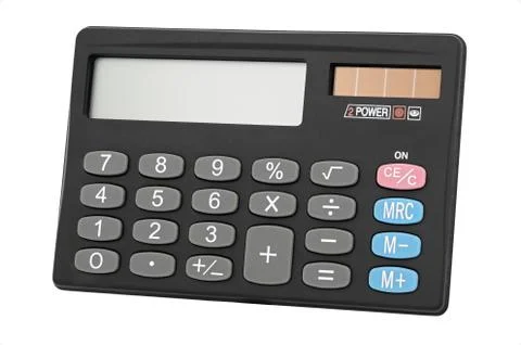 Portable calculator Foto stock