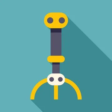 Portable camera tripod stand flat design icon Stock Illustration