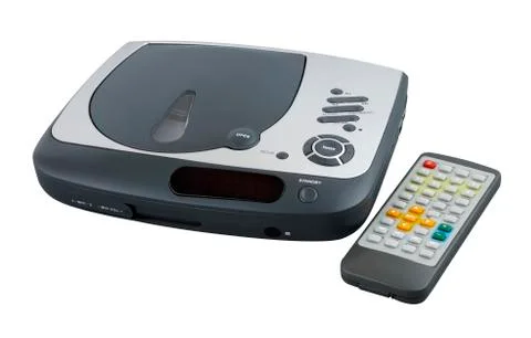 Portable DVD player 스톡 사진