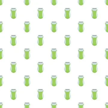 Portable electric shaver epilator flat pattern background Stock Illustration