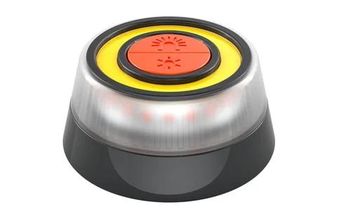 Portable emergency LED beacon light, 3D rendering Stock Illustration