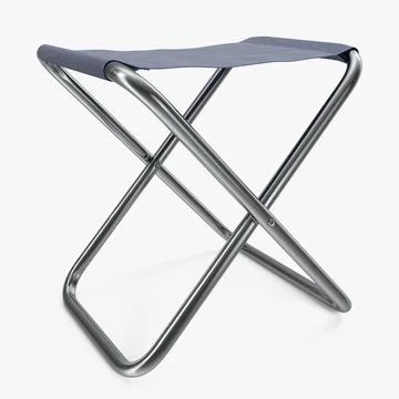 Portable Fishing Chair ~ 3D Model #90871286