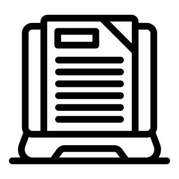 Portable generator providing power for essential equipment Stock Illustration