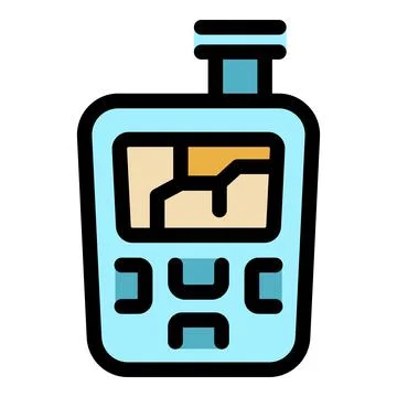 Portable glucometer displaying blood glucose level, essential for diabetes .. Illustrazione stock
