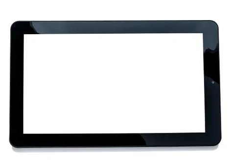 Portable Hand Held Computer Tablet Stock Photos