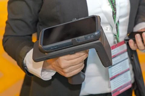 Portable Handheld Smart Computer 写真素材