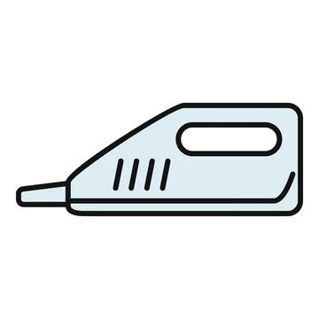 Portable handheld vacuum cleaner cleaning device concept Stock Illustration
