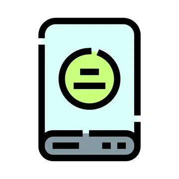 Portable hard drive storage device technology icon Stock Illustration