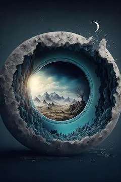 Portable hole Stock Illustration