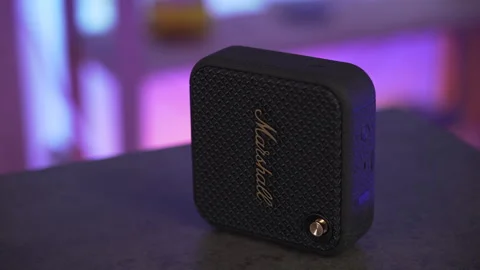 Portable Marshall Willen Bluetooth Speaker, good sound system on the go, 4K shot Vidéo 299725477