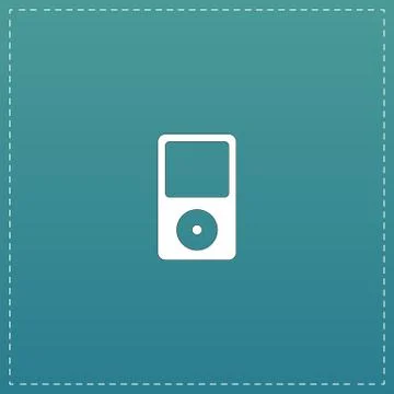 Portable media player icon Stock Illustration