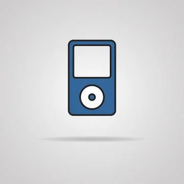 Portable media player vector icon イラスト素材