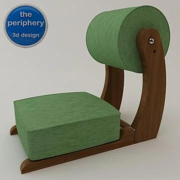 Portable Meditation Chair 3D Model
