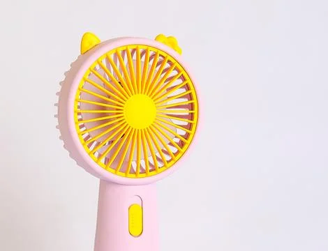 Portable mini fan Foto stock