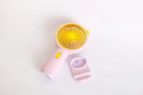 Portable mini fan Foto stock