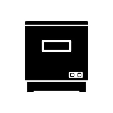 Portable mobile dishwasher  Illustrazione stock