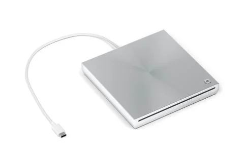 Portable optical disc drive Stock Illustration