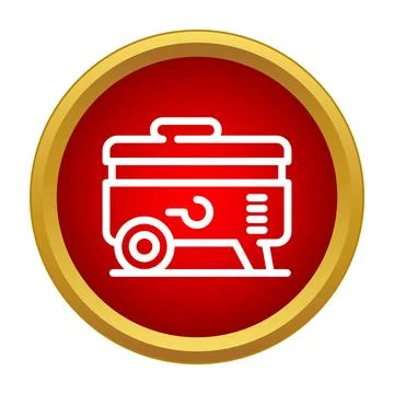 Portable power generator producing alternative electric energy Stock Illustration