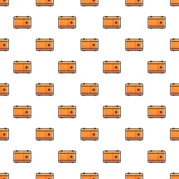 Portable power generator units creating a seamless pattern Stock Illustration