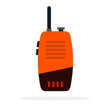 Portable radio Stock Illustration