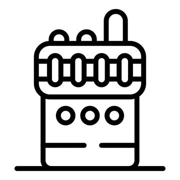 Portable radio transceiver communicating using radio waves Stock Illustration