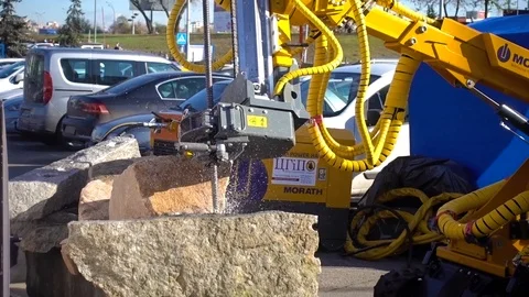 Portable rig for special tasks Stock Footage 119886611