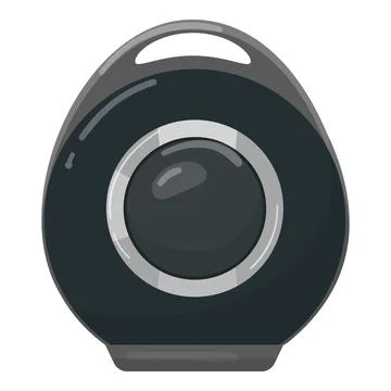 Portable smart speaker icon cartoon vector. Device network 스톡 일러스트