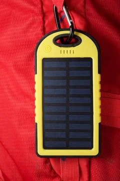Portable solar cell Stock Photos