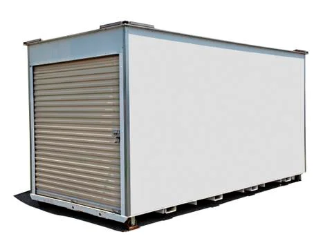 Portable storage pod Stock-Fotos