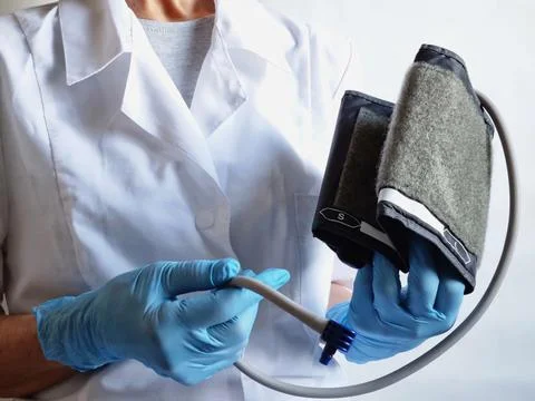 Portable tonometer Stock Photos