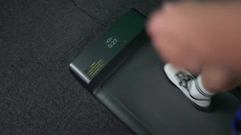 Portable treadmill Stock Footage 181176717