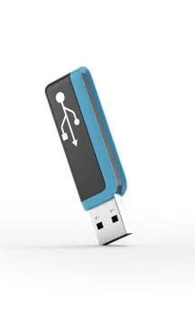 Portable Usb Flash Drive Иллюстрация